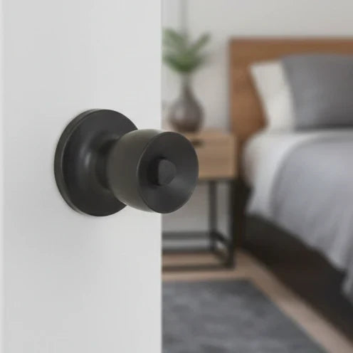 Black Door Knobs
