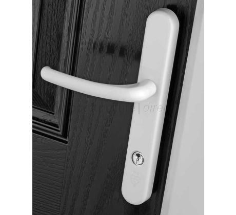 White uPVC Door Handles