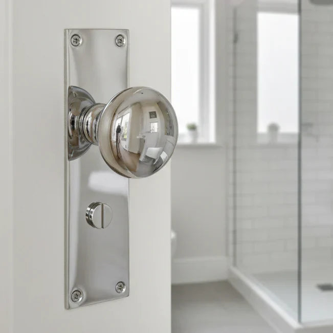 Polished Chrome Door Knobs