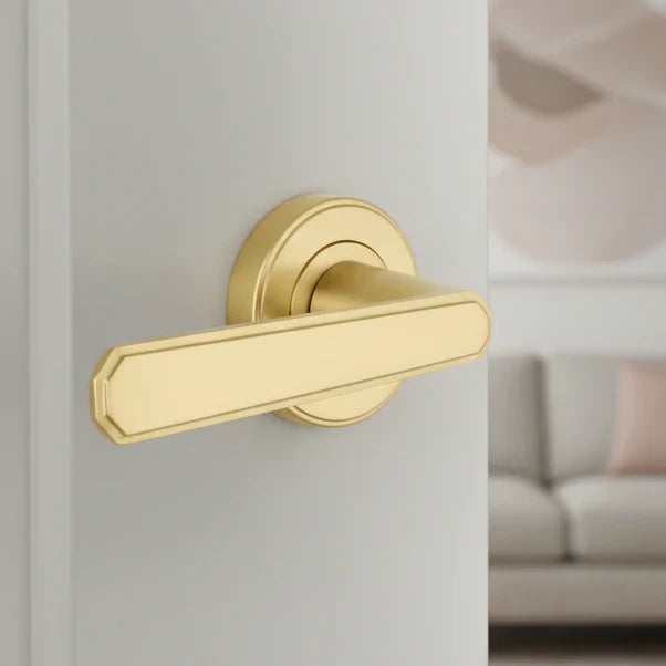 Satin Brass Door Handles