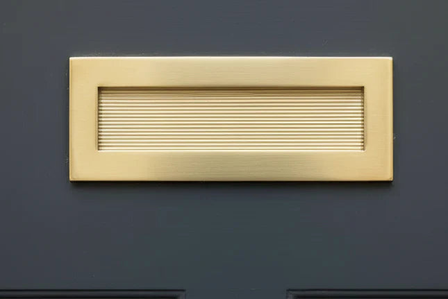 Satin Brass Letterboxes, Letter Plates & Covers