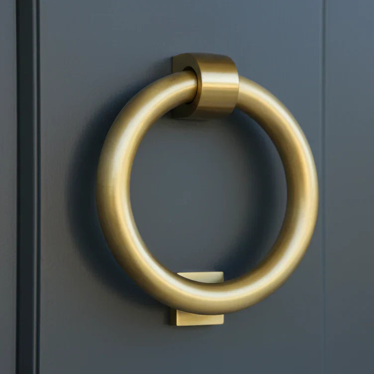 Satin Brass Front Door Furniture