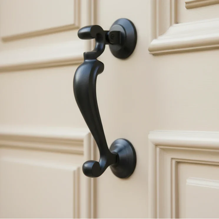 Matt Black Front Door Furniture