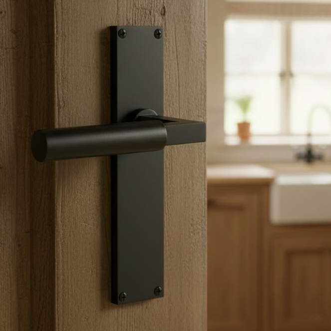 Black Bathroom Door Handles