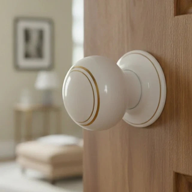 White Porcelain Door Furniture
