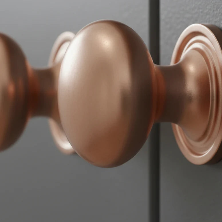 Rose Gold / Copper Door Furniture