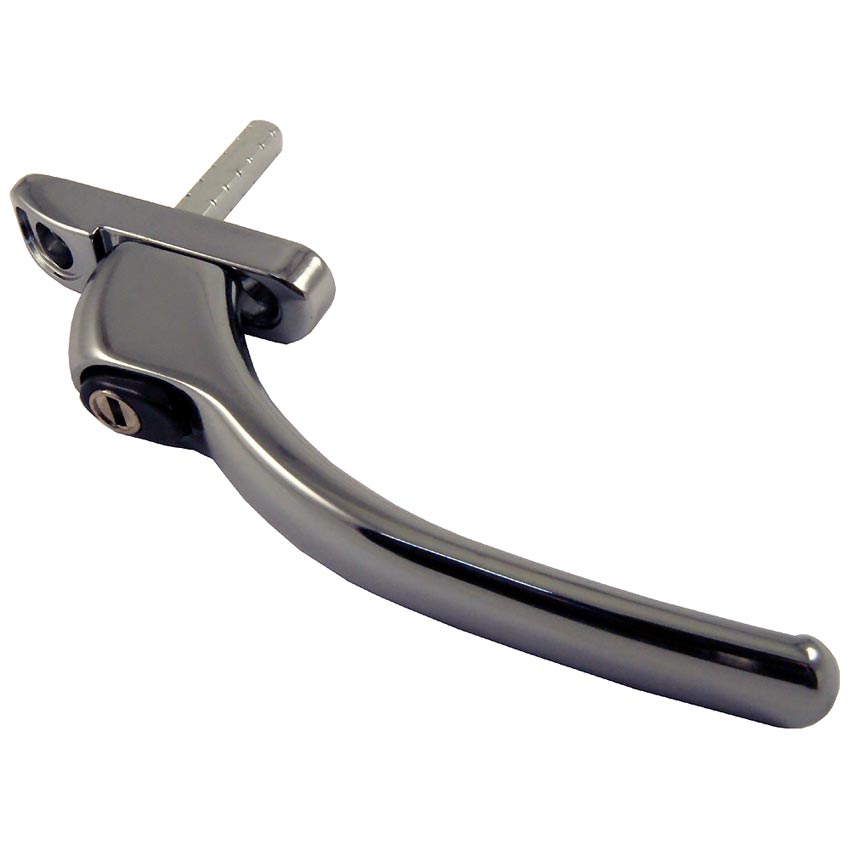 Connoiseur PVCU Locking Window Handle Hardex Chrome