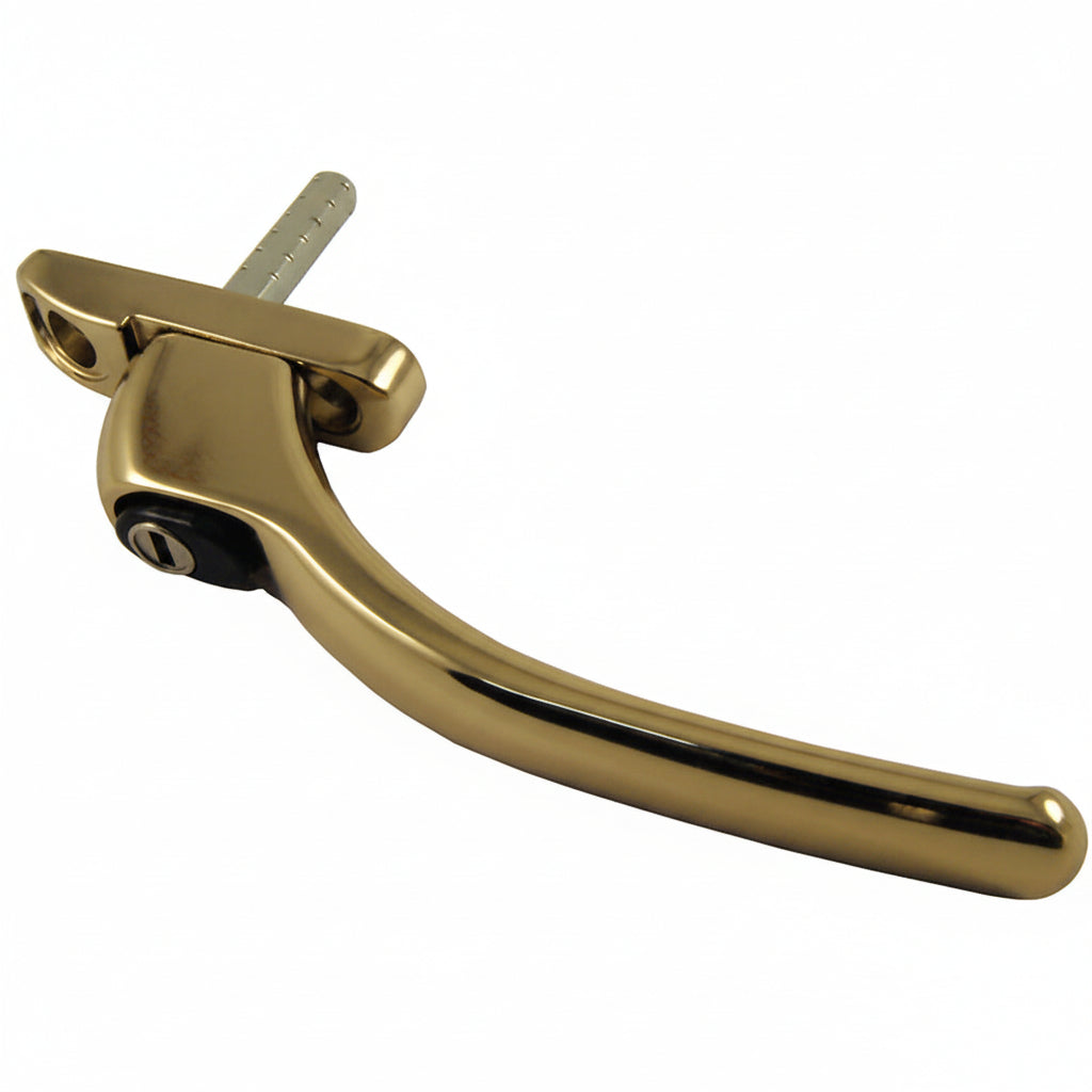 Connoiseur uPVC Locking Window Handle Hardex Gold