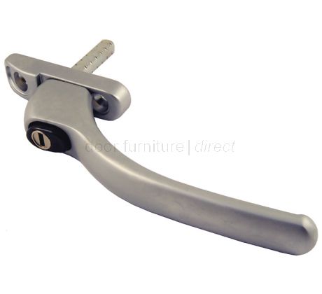 Connoiseur PVCU Locking Window Handle Premium Satin