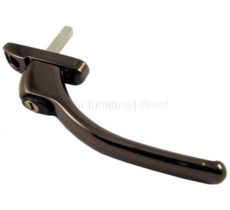 Connoiseur PVCU Locking Window Handle Hardex Bronze
