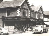 Historic Robert Bernard and Son shop photograph from 1955