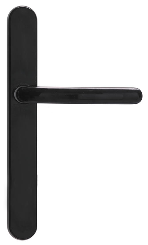 Fab and Fix Balmoral Smooth Black Dummy Door Handles