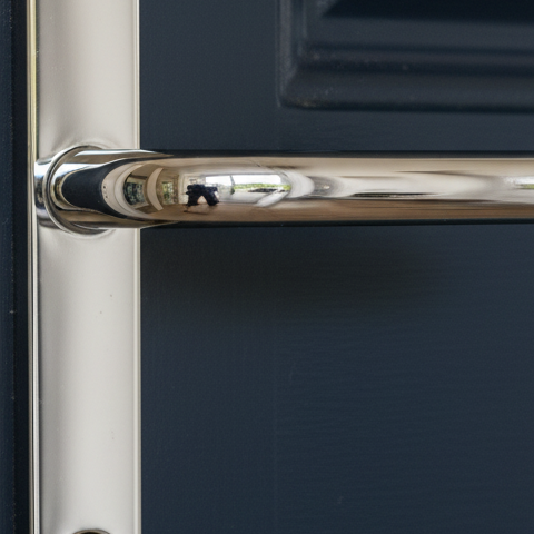 Fab and Fix Balmoral Hardex Chrome uPVC Door Handles 92mm Centres