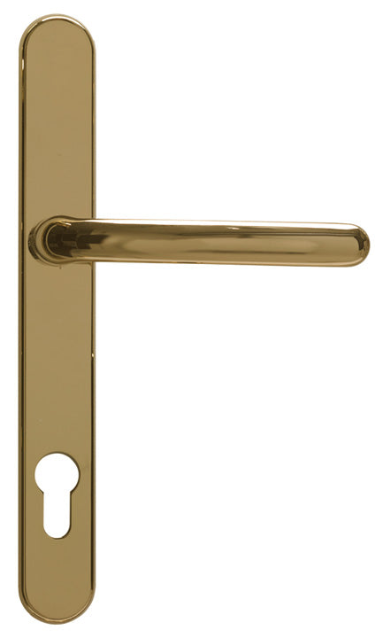 Fab and Fix Balmoral Hardex Gold uPVC Door Handles 92mm Centres