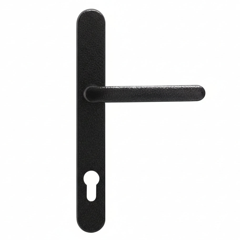 Fab and Fix Balmoral Antique Black uPVC Door Handles 92mm Centres