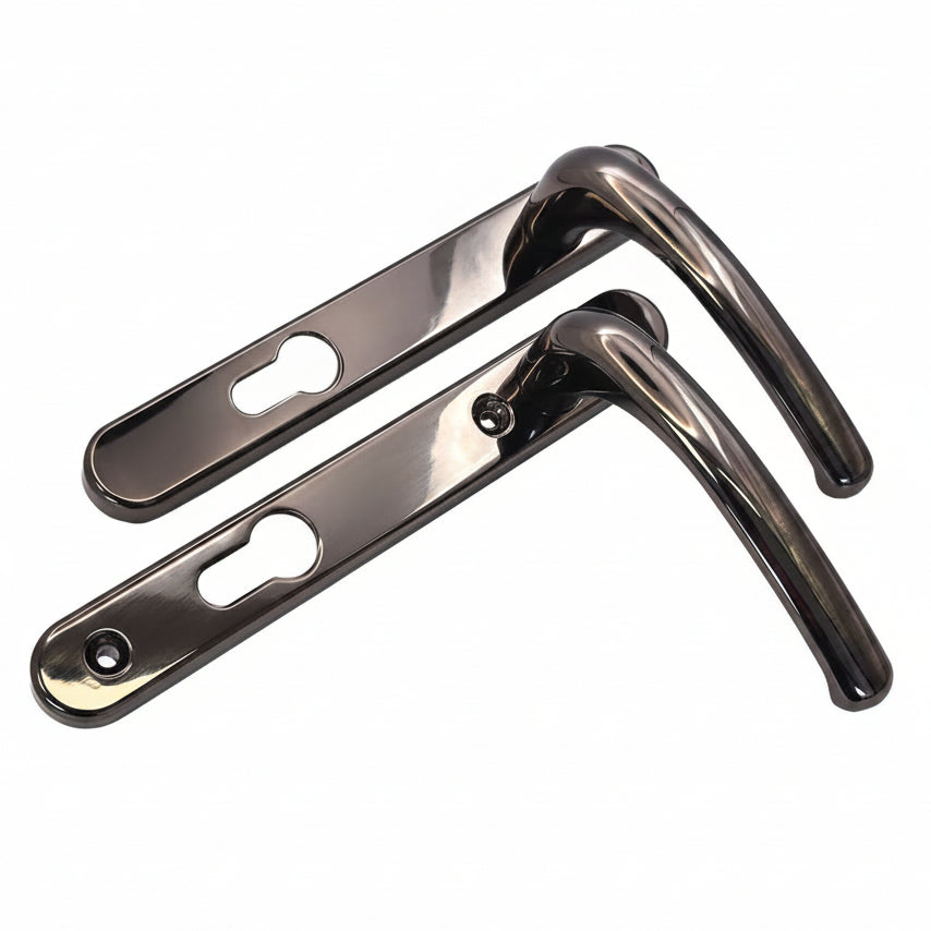 Fab and Fix Windsor Hardex Bronze uPVC Door Handles 92mm Centres