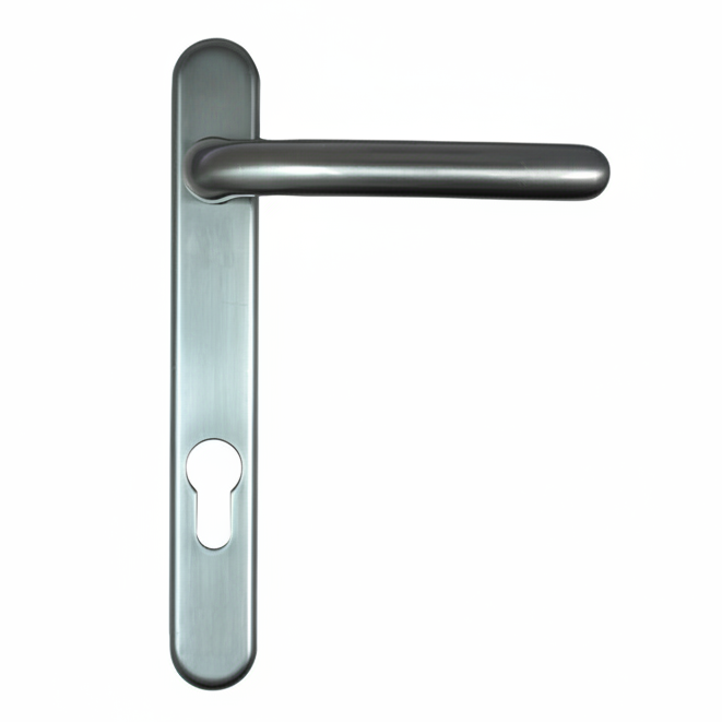 Fab and Fix Windsor Hardex Graphite uPVC Door Handles 92mm Centres