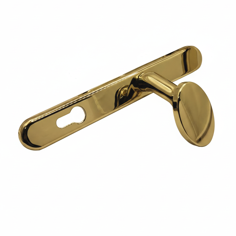 Fab and Fix Hardex Gold Kensington Lever Pad uPVC Door Handles