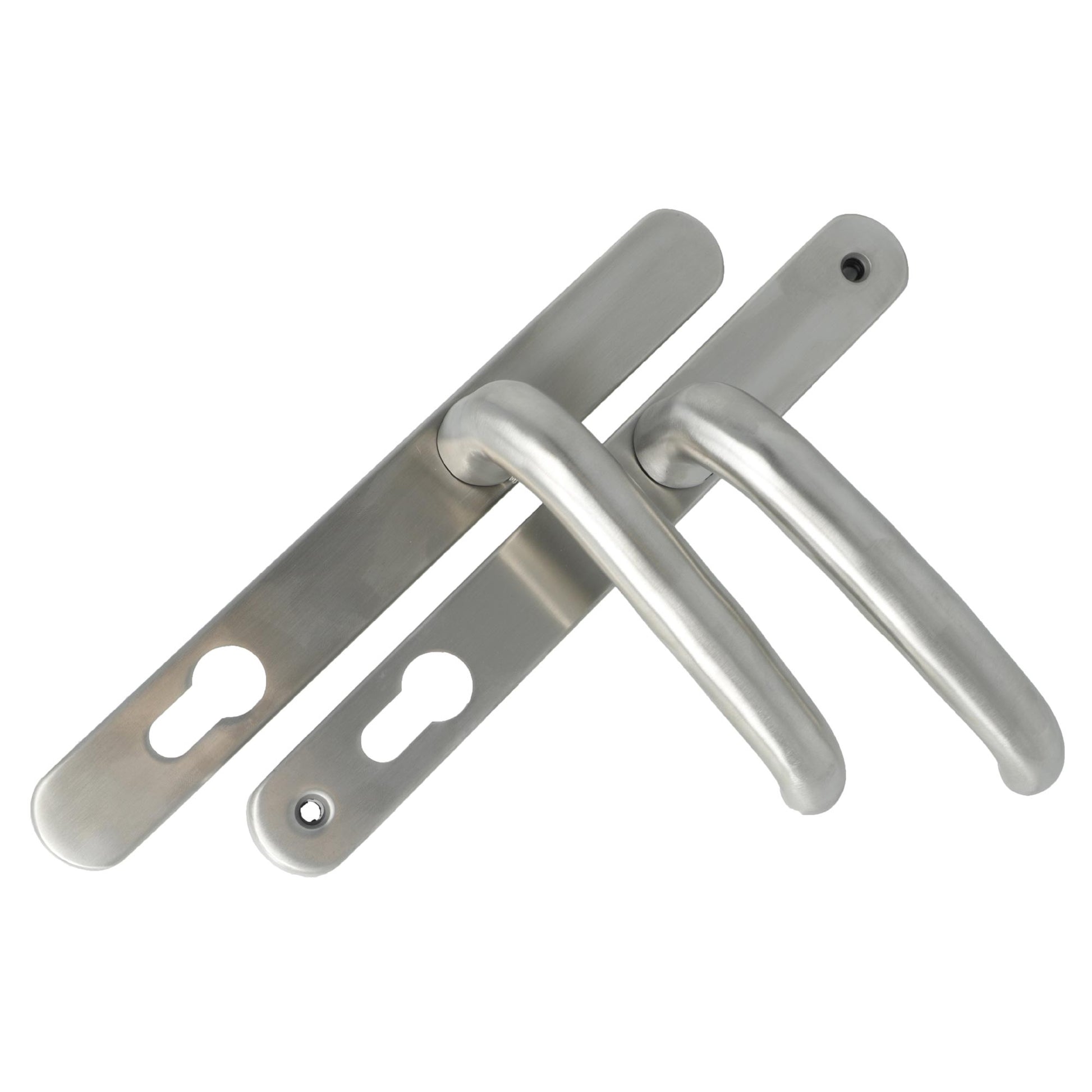 Fab and Fix 316 Stainless Steel uPVC Door Handles 92mm Centres