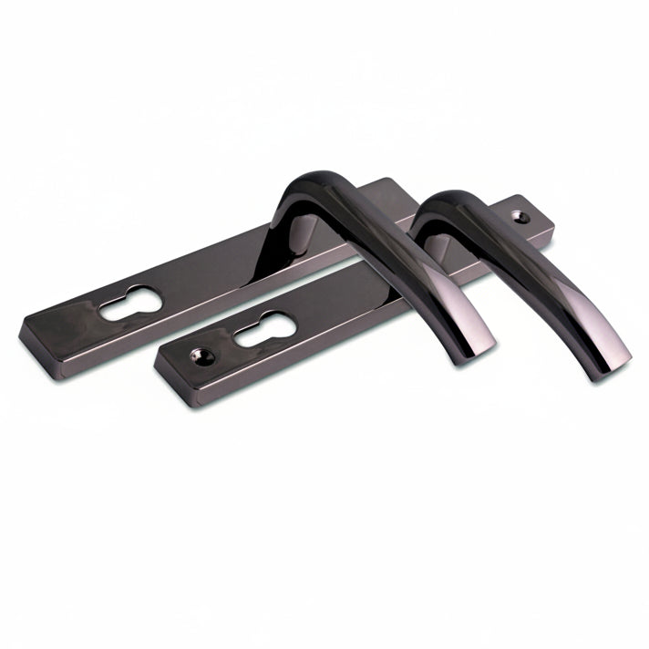 Fab and Fix Hardex Bronze Architectural uPVC Door Handles 92mm Centres