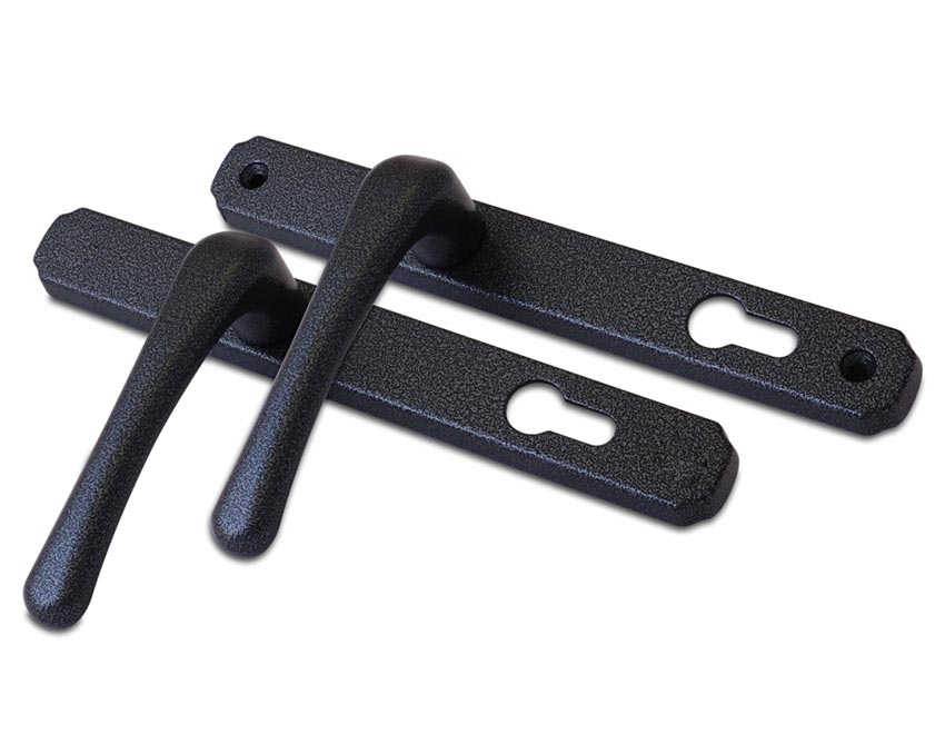 Fab and Fix Heritage Antique Black Door Handles 92mm Centres