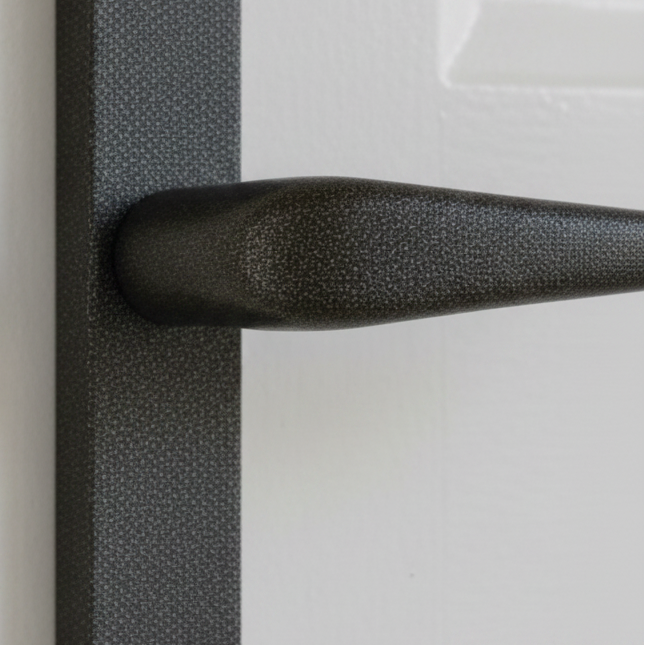 Fab and Fix Heritage Antique Black uPVC Door Handles 92mm Centres