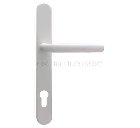 Fab and Fix Balmoral White Door Handles 92mm Centres