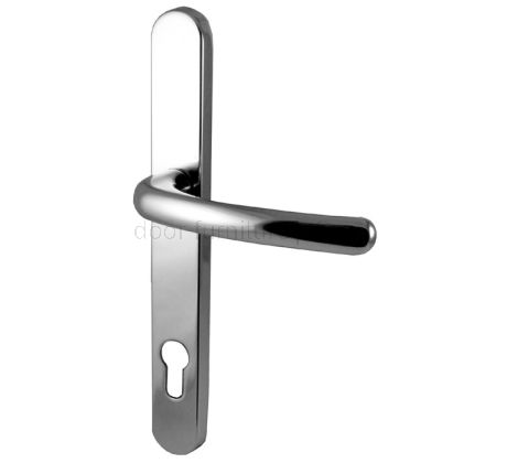 Fab and Fix Balmoral Hardex Chrome uPVC Door Handles 92mm Centres