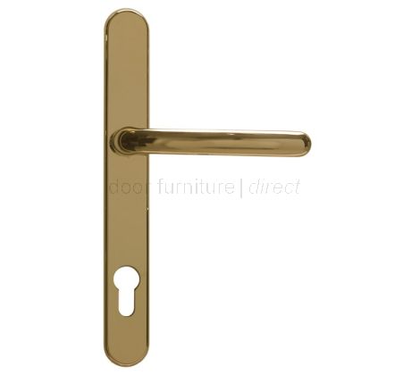 Fab and Fix Balmoral Hardex Gold Door Handles 92mm Centres