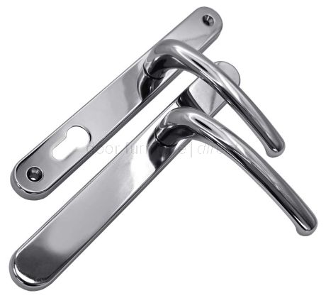 Fab and Fix Balmoral Hardex Chrome Dummy Door Handles