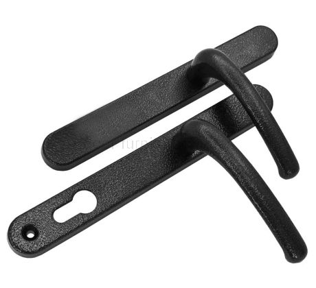 Fab and Fix Balmoral Antique Black Dummy Door Handles