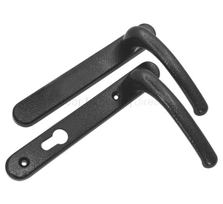 Fab and Fix Windsor Antique Black Dummy Door Handles