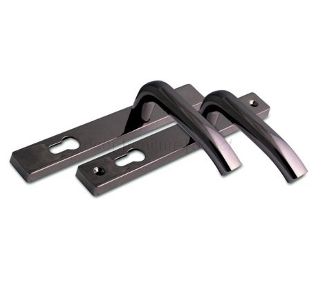 Fab and Fix Hardex Bronze Architectural uPVC Door Handles 92mm Centres