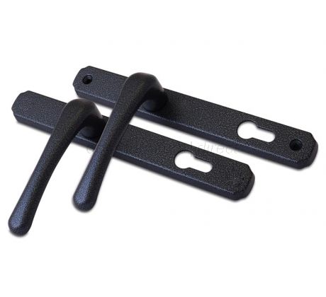 Fab and Fix Heritage Antique Black Door Handles 92mm Centres