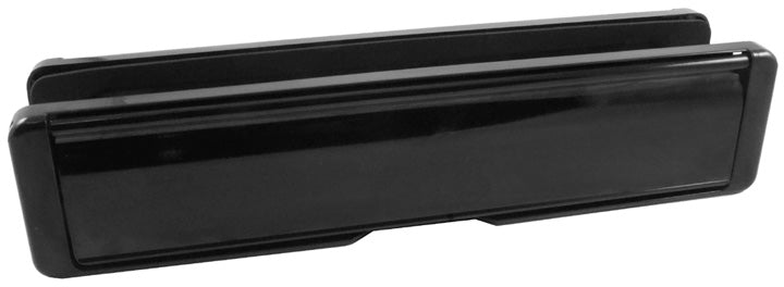 Fab and Fix Nu Mail Edge Black Telescopic Letterplate 310x68mm