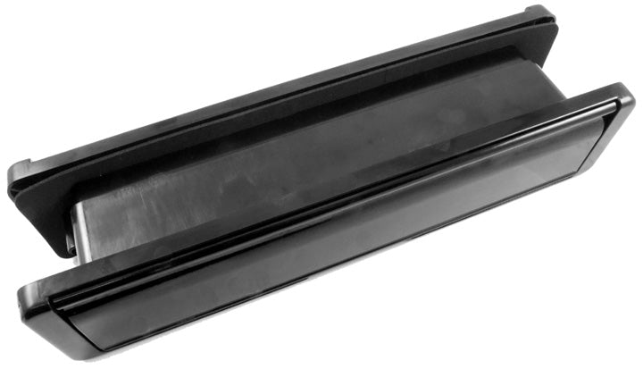 Fab and Fix Nu Mail Edge Black Telescopic Letterplate 310x68mm
