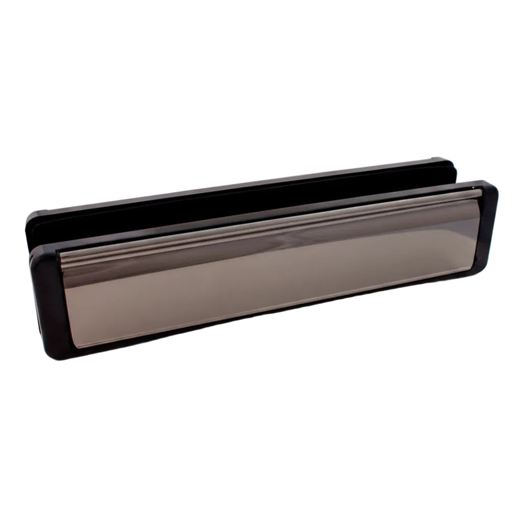 Fab and Fix Nu Mail Edge Hardex Bronze Telescopic uPVC Letter plate 310x68mm