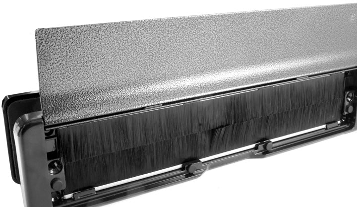 Fab and Fix Nu Mail Edge Antique Black Telescopic uPVC Letter plate 310x68mm