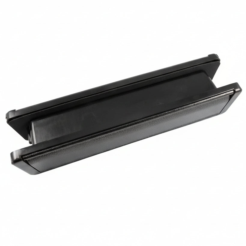 Fab and Fix Nu Mail Edge Antique Black Telescopic uPVC Letter plate 310x68mm