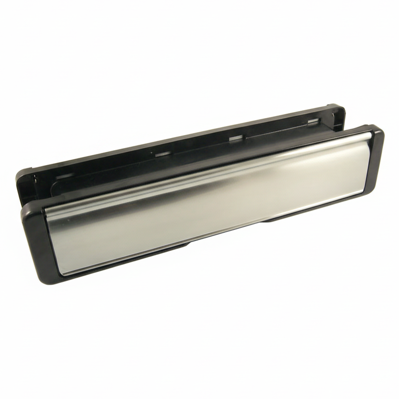 Fab and Fix Nu Mail Edge Hardex Graphite Telescopic uPVC Letter plate 310mm