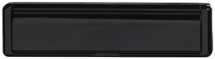 Fab and Fix Nu Mail Telescopic Letterplate 310x76mm Smooth Black
