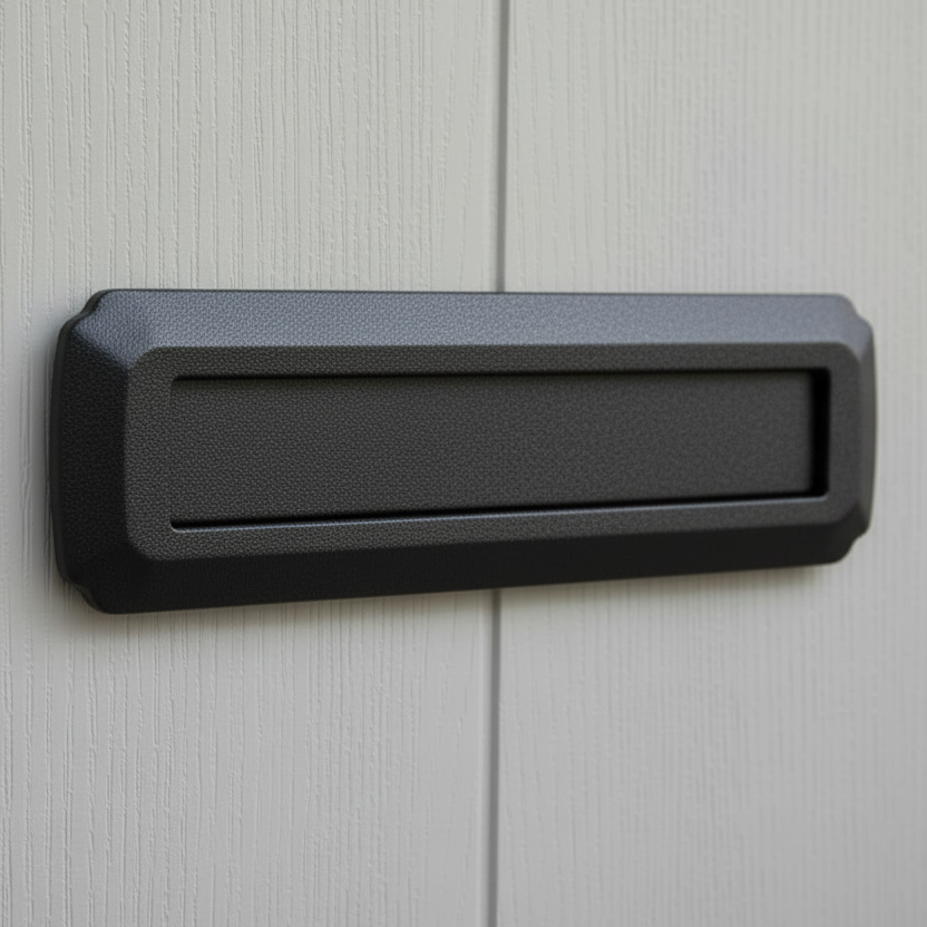 Fab and Fix Heritage Telescopic Letterplate 315mm Antique Black