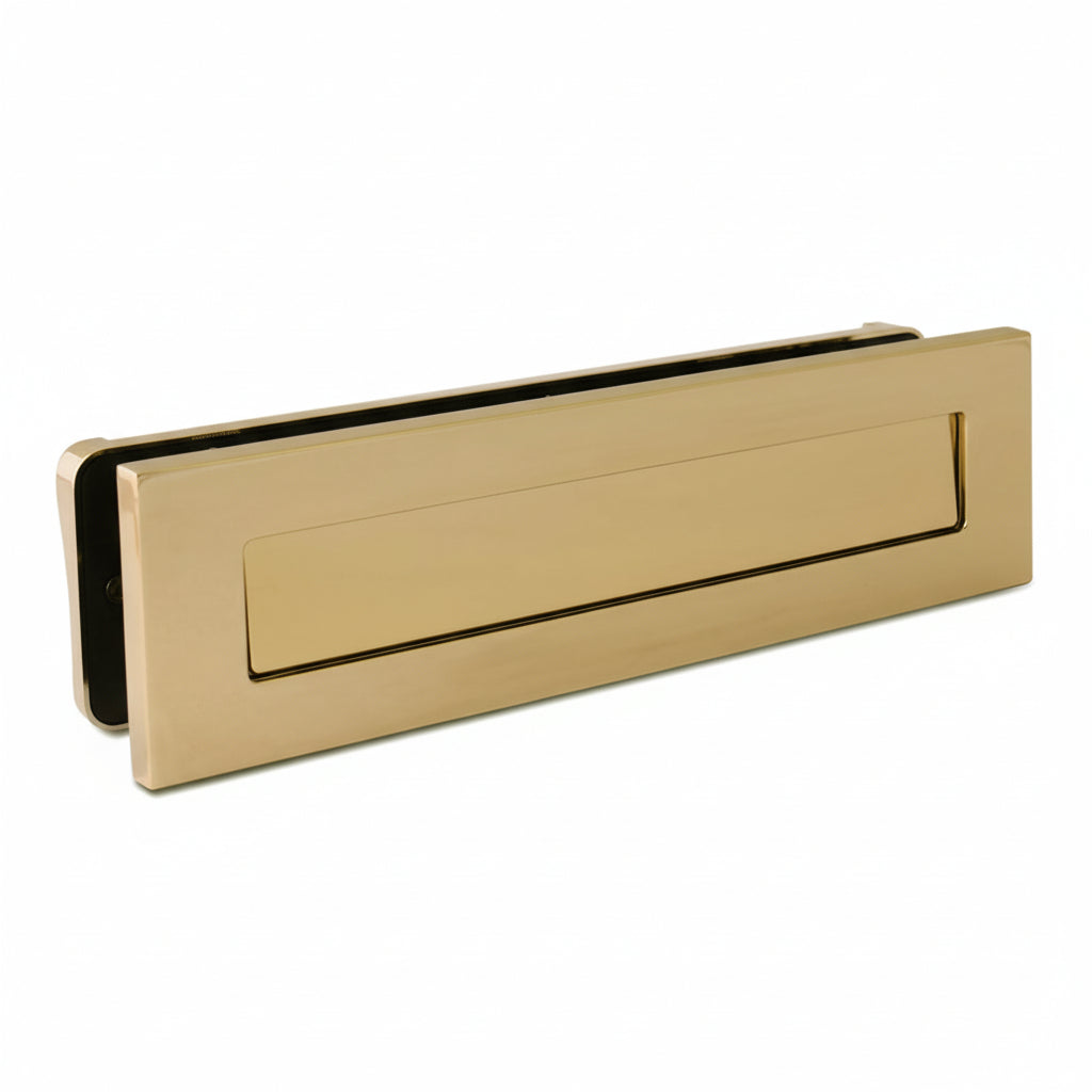 Fab and Fix Architectural Telescopic uPVC Letter plate Hardex Gold