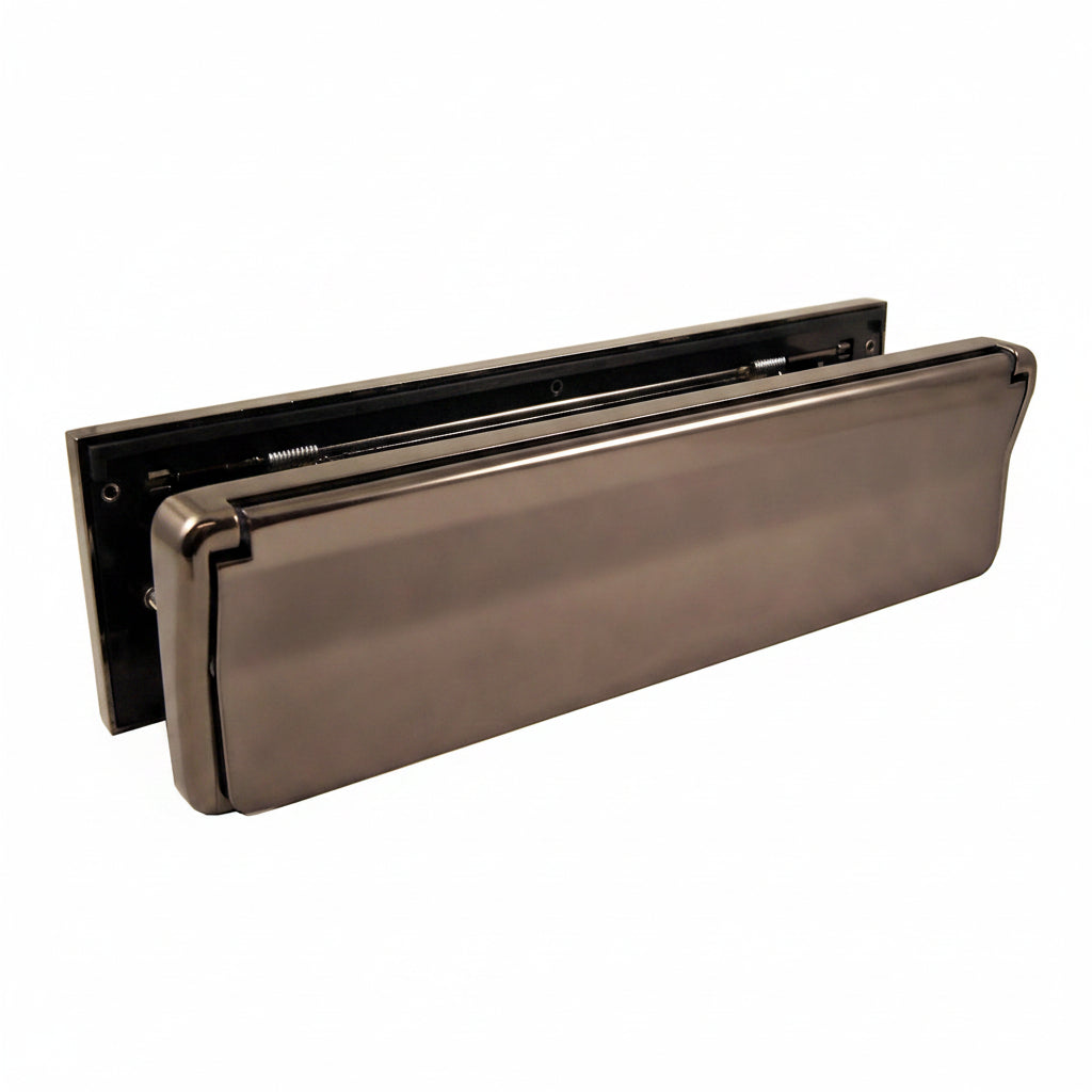 Fab and Fix Architectural Telescopic uPVC Letter plate Hardex Bronze