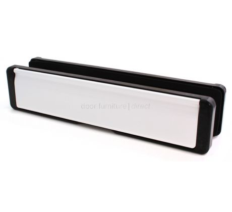 Fab and Fix Nu Mail Edge White Telescopic uPVC Letter plate 310x68mm