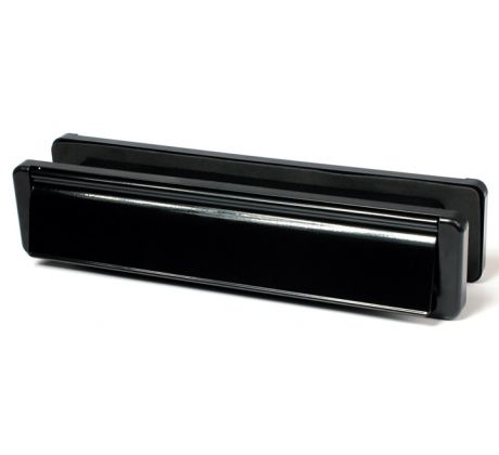 Fab and Fix Nu Mail Edge Black Telescopic Letterplate 310x68mm