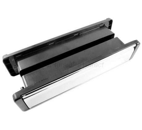 Fab and Fix Nu Mail Edge Hardex Chrome Telescopic Letterplate 310x68mm