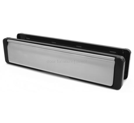 Fab and Fix Nu Mail Edge Hardex Satin Telescopic Letterplate 310x68mm