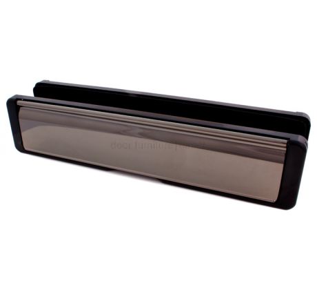 Fab and Fix Nu Mail Edge Hardex Bronze Telescopic Letterplate 310x68mm