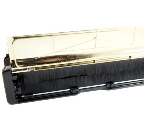 Fab and Fix Nu Mail Edge Hardex Gold Telescopic Letterplate 310x68mm